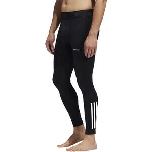 NWT Adidas Baselayer Tights With Cup Black Hockey Pants Mens Size Med (GQ9502)